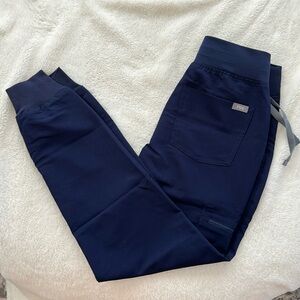 Figs Navy Blue Track Pants